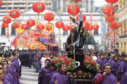 議事亭前地的苦難善耶穌聖像出遊